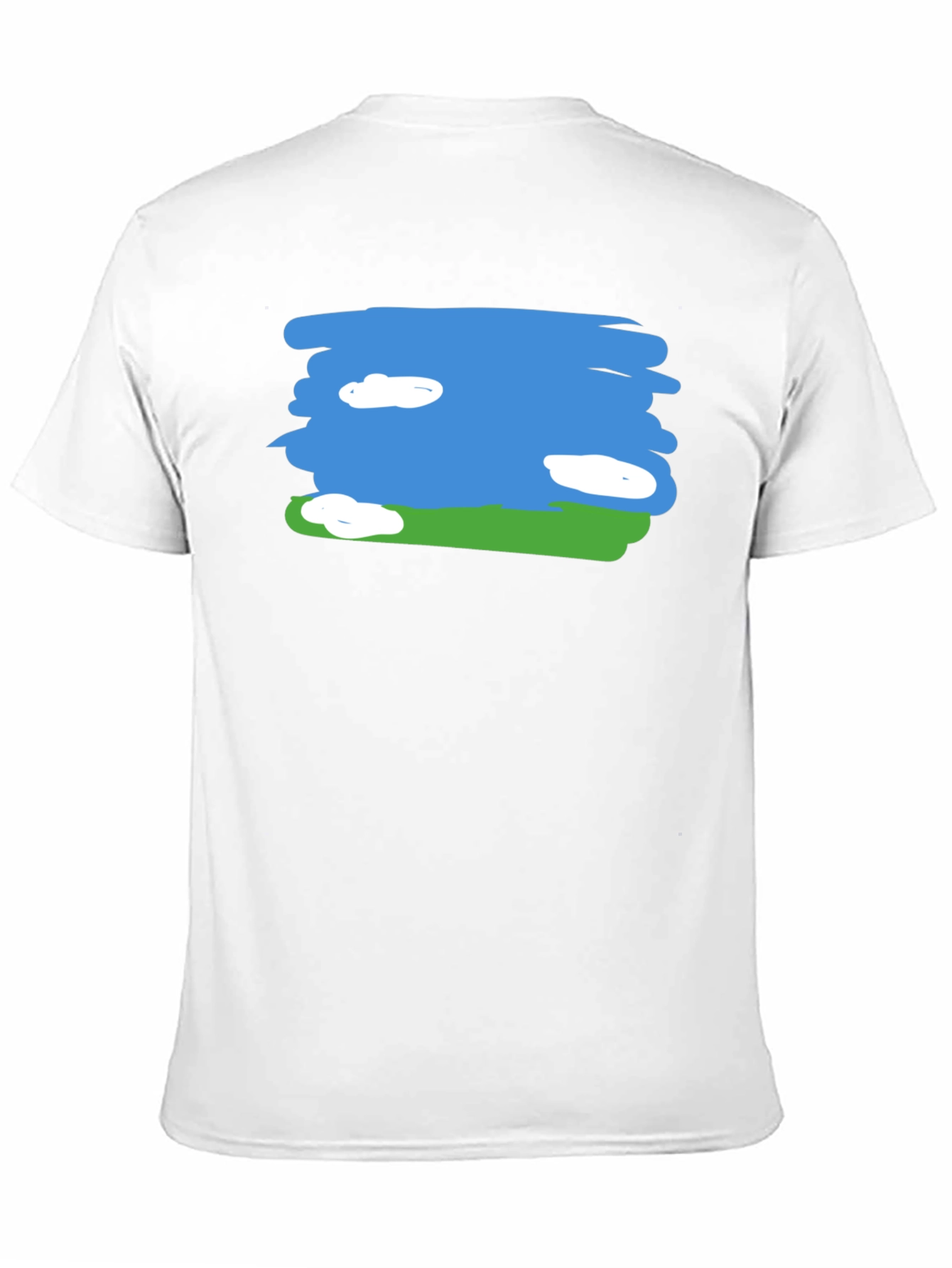 Sky and Field Graphic Tee - Black Cotton Casual