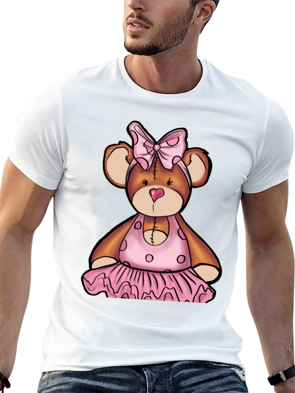 Teddy Bear Ballerina Graphic Tee