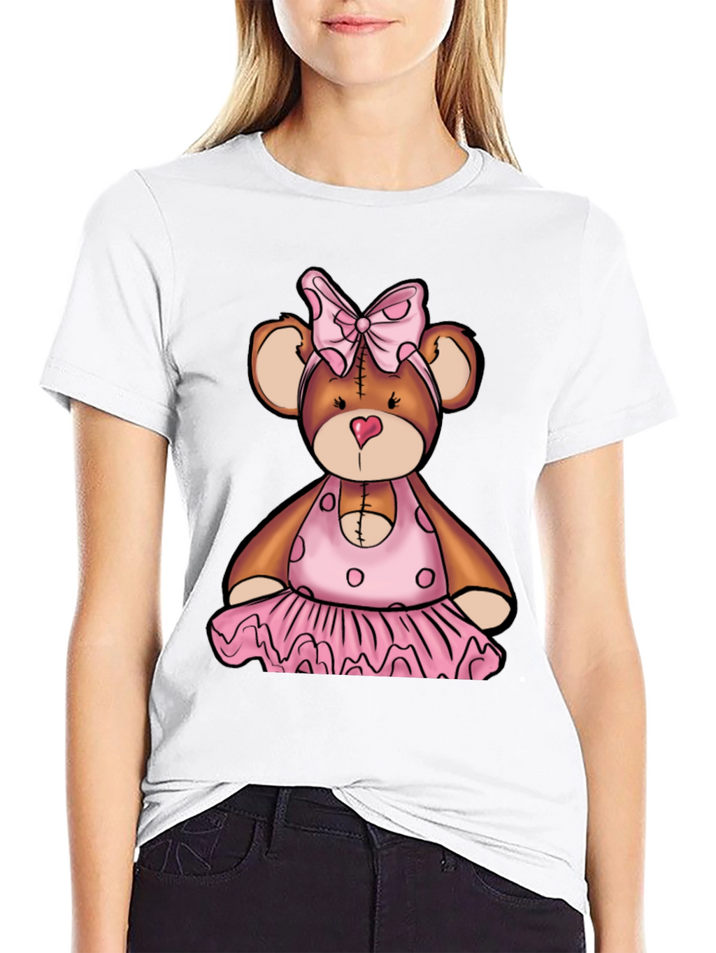 Teddy Bear Ballerina Graphic Tee
