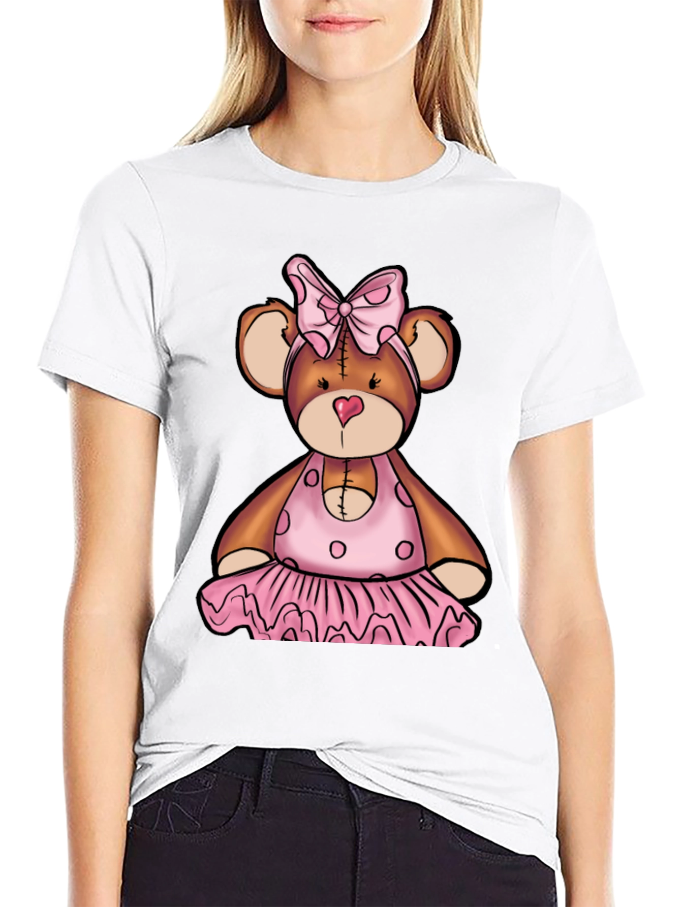 Teddy Bear Ballerina Graphic Tee