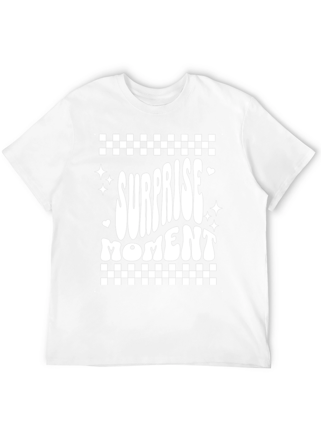 Surprise Moment Graphic Tee - Fun Black T-Shirt