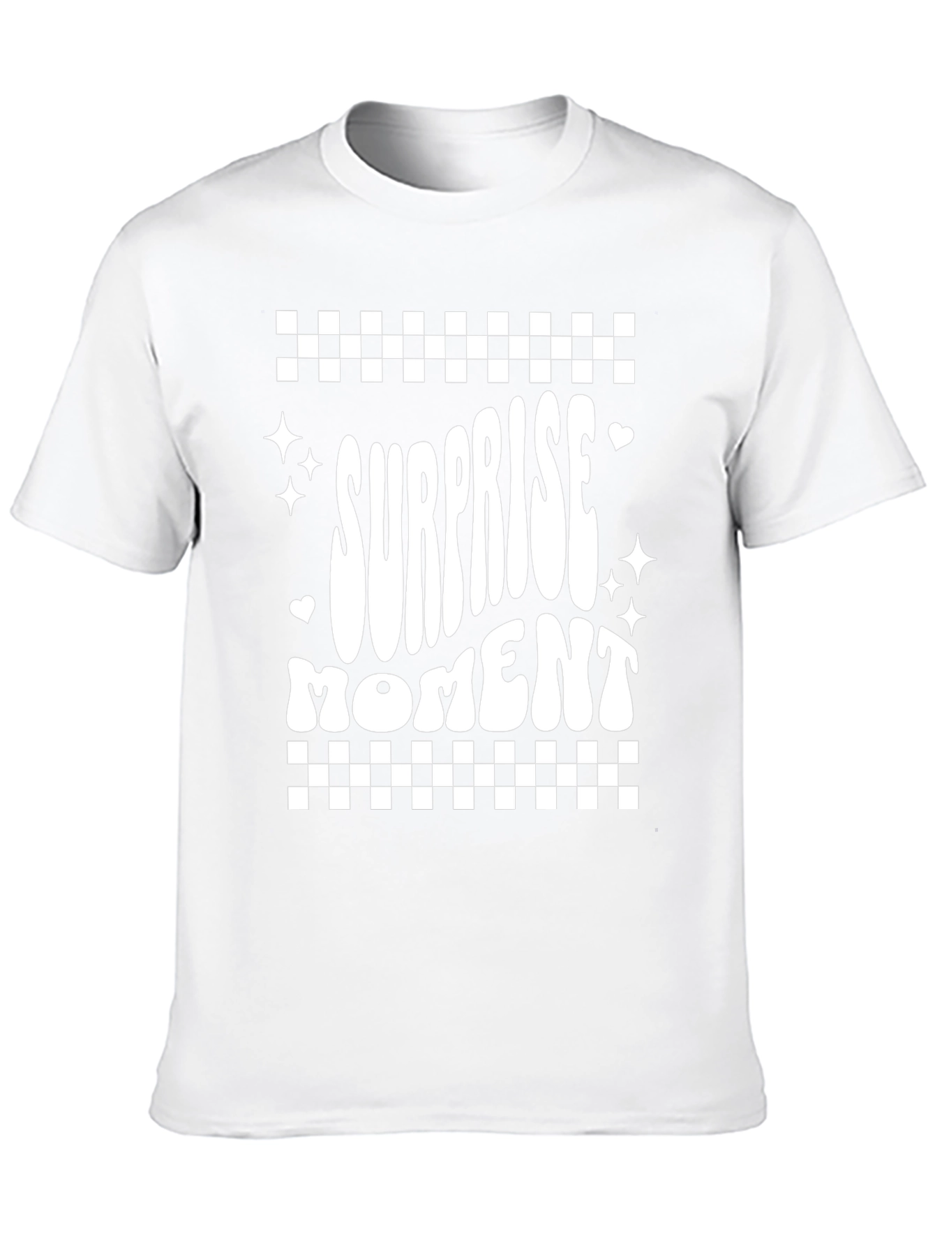 Surprise Moment Graphic Tee - Fun Black T-Shirt