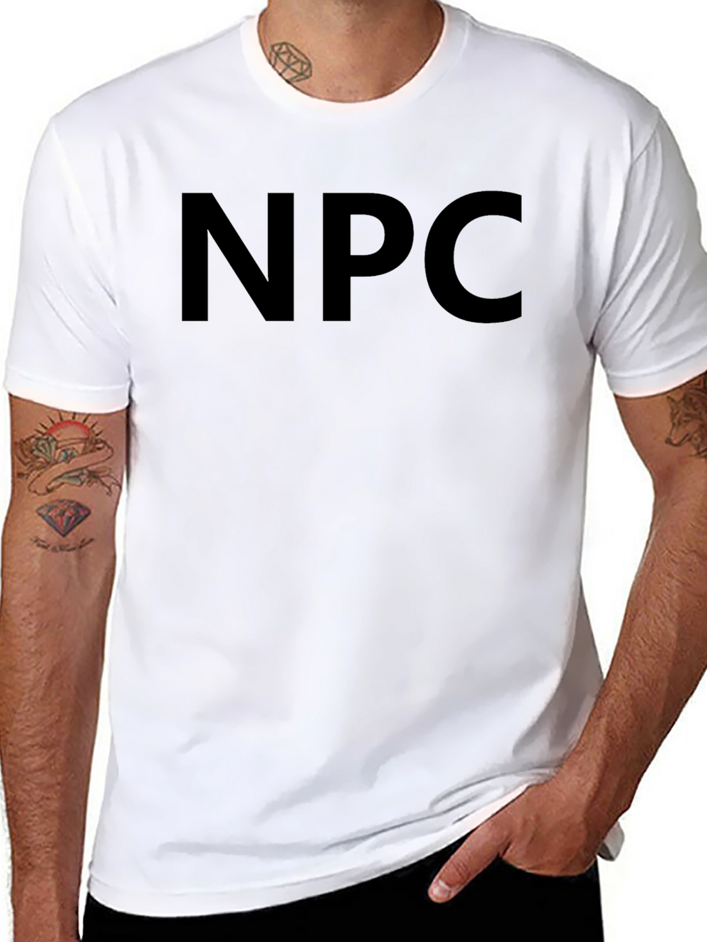 NPC Graphic T-Shirt - Black