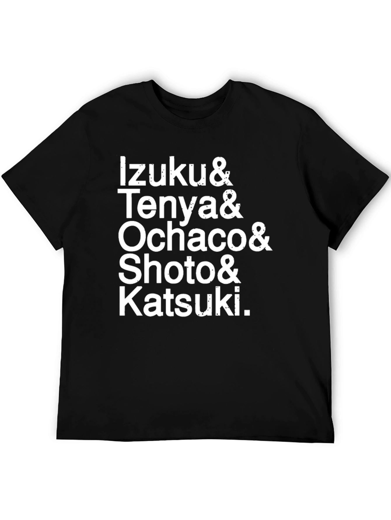 My Hero Academia Character List T-Shirt