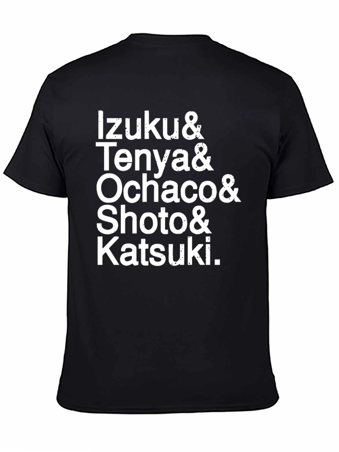 My Hero Academia Character List T-Shirt