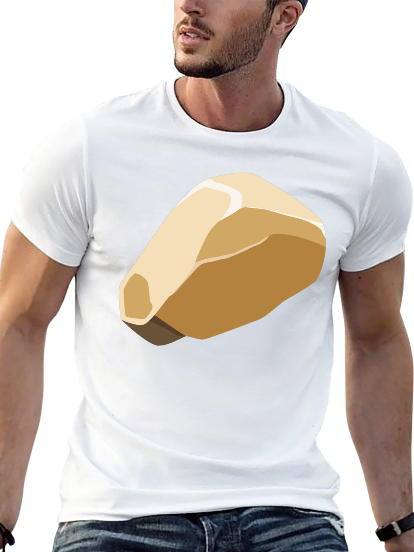 Abstract Bread Graphic T-Shirt