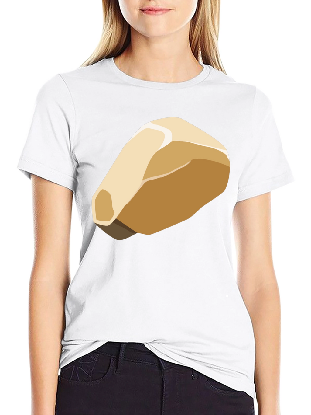 Abstract Bread Graphic T-Shirt