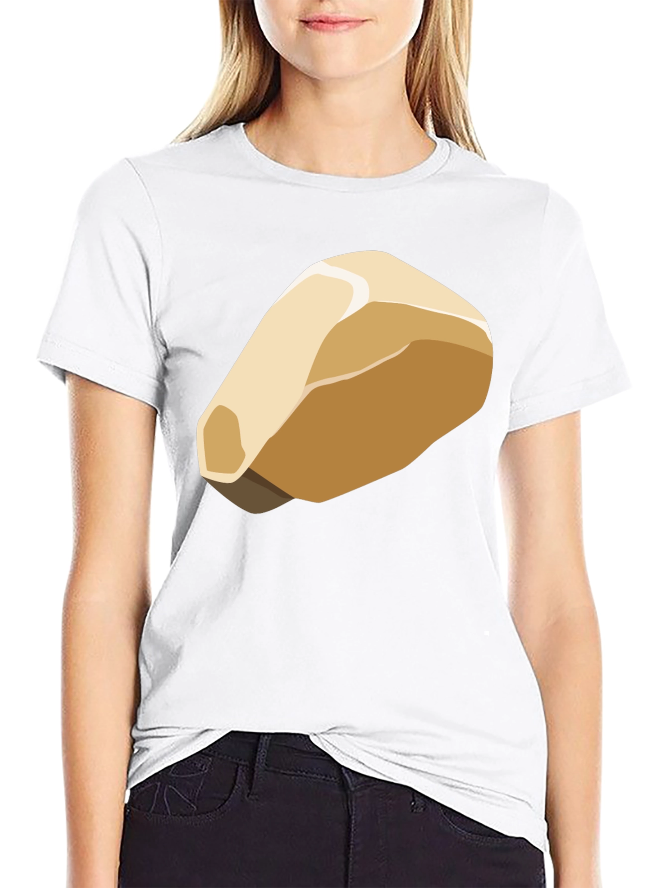 Abstract Bread Graphic T-Shirt