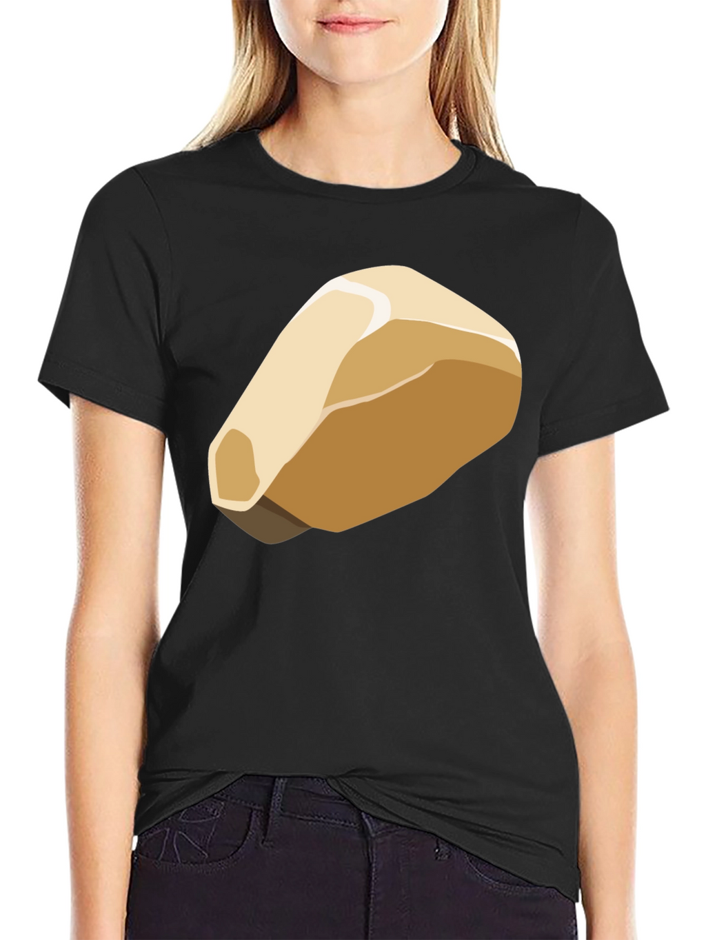 Abstract Bread Graphic T-Shirt