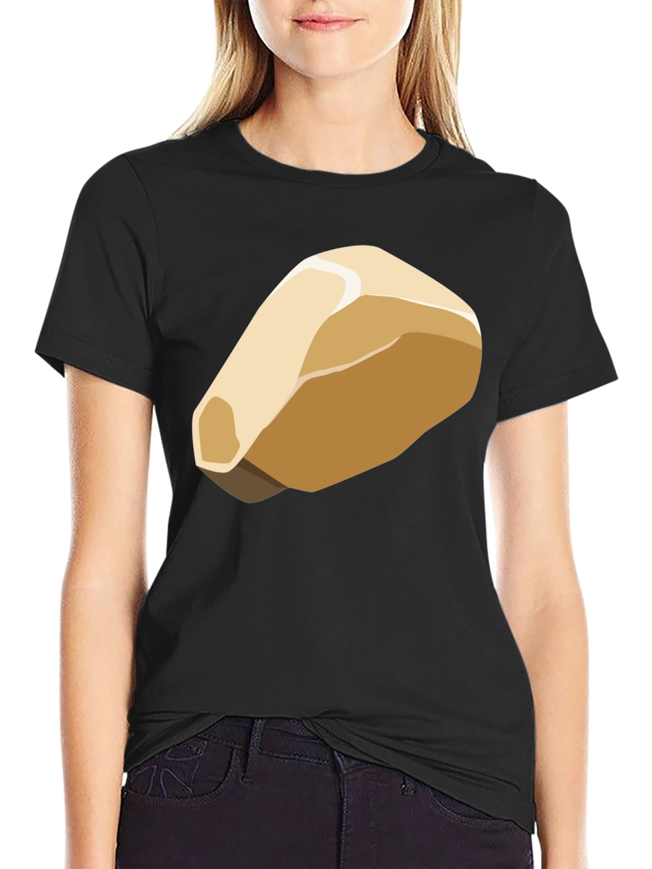 Abstract Bread Graphic T-Shirt