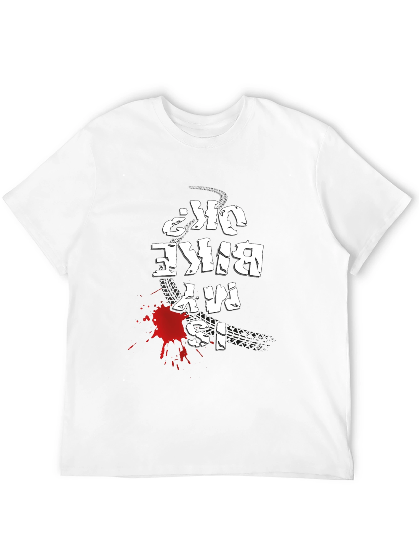 Mens Black Is My Bike OK? Graphic Tee