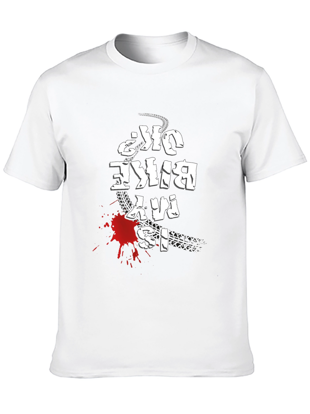 Mens Black Is My Bike OK? Graphic Tee