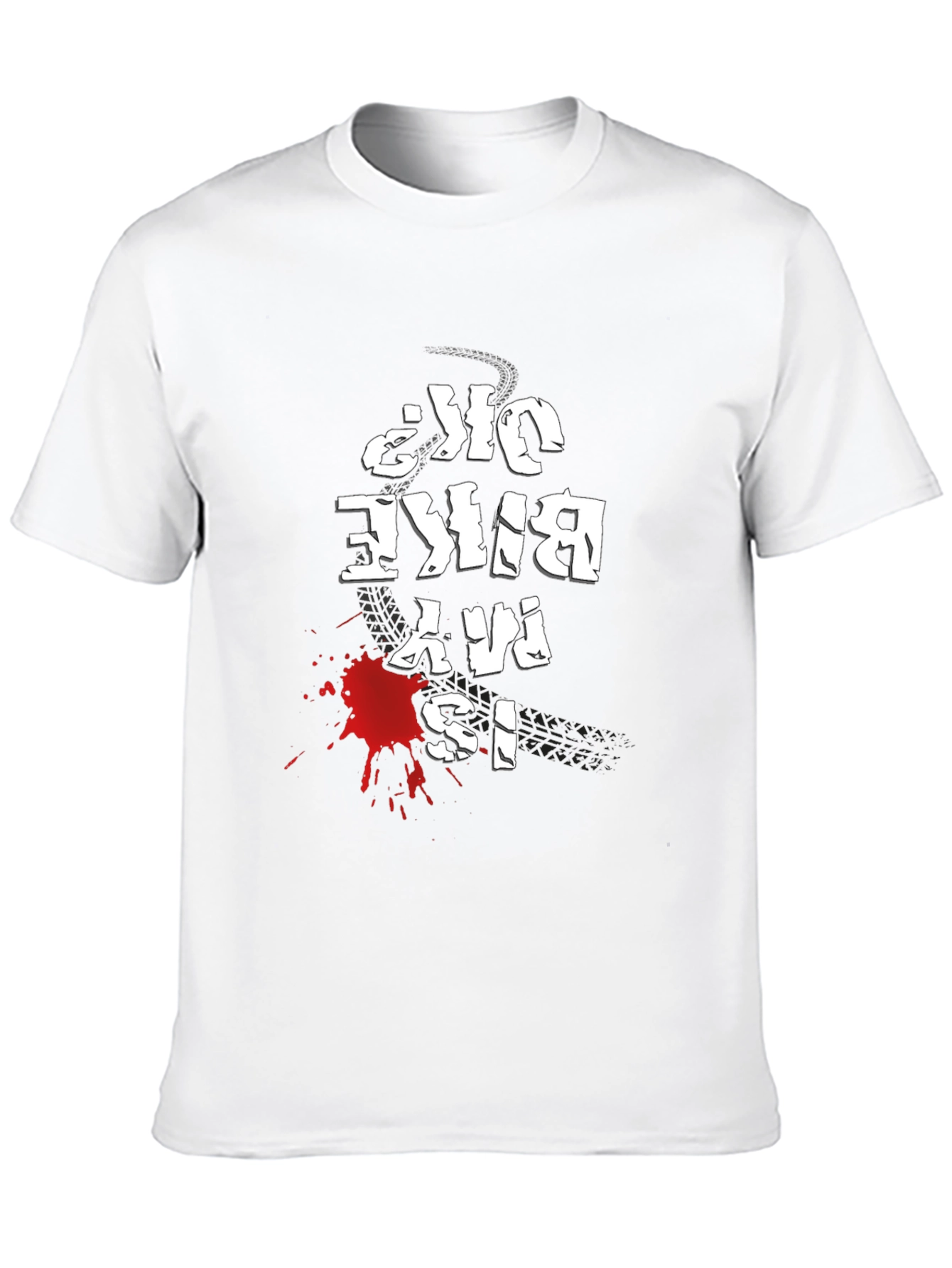 Mens Black Is My Bike OK? Graphic Tee