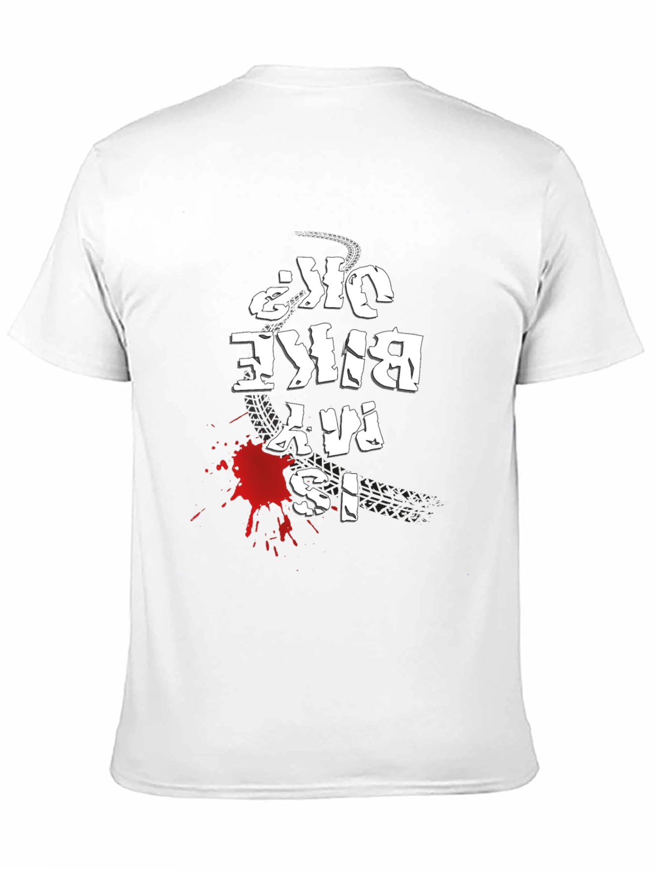 Mens Black Is My Bike OK? Graphic Tee