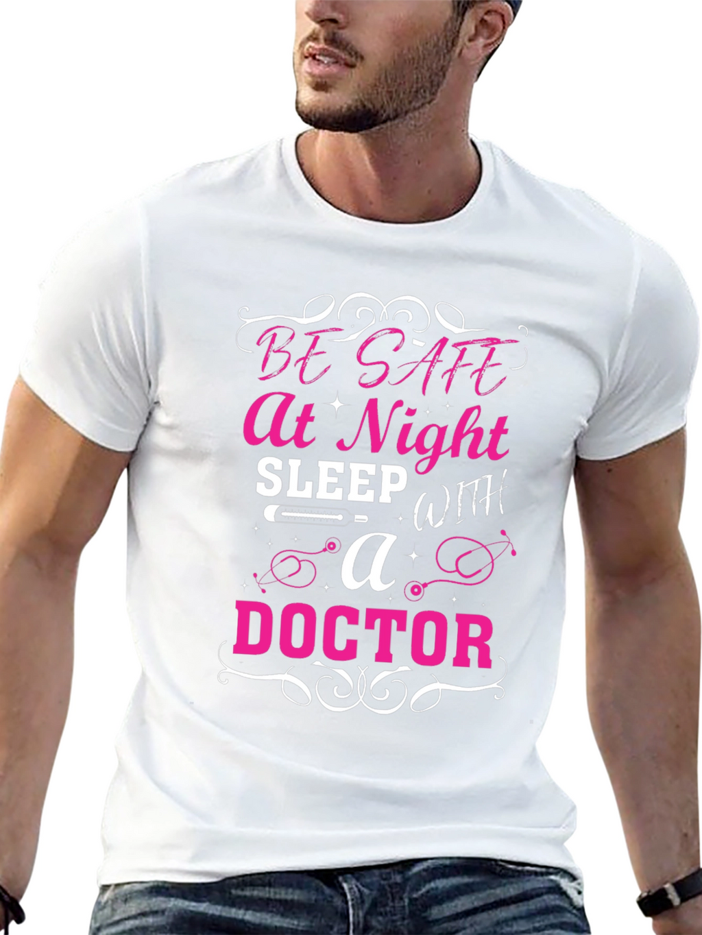 Be Safe at Night Doctor T-Shirt