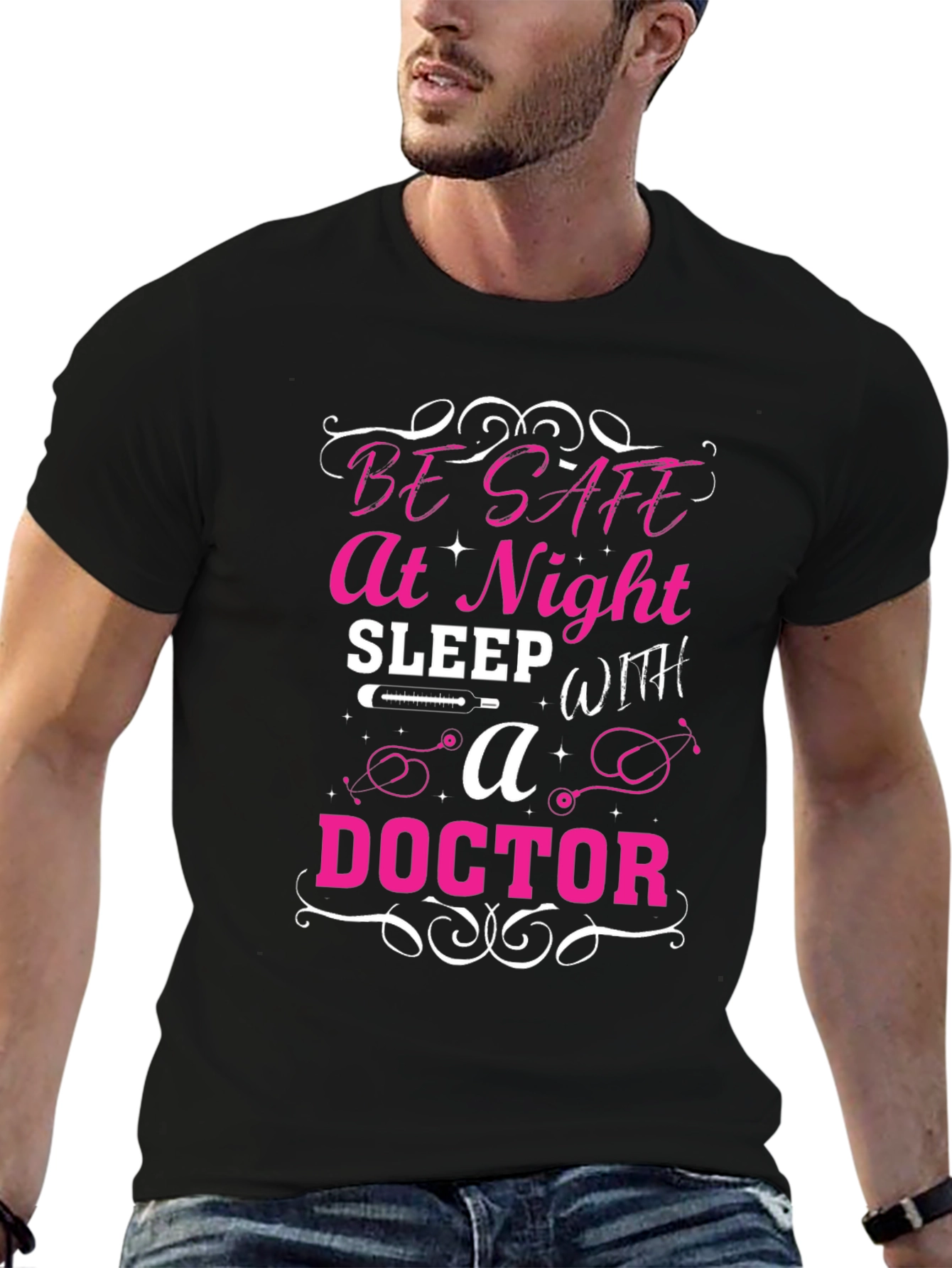Be Safe at Night Doctor T-Shirt