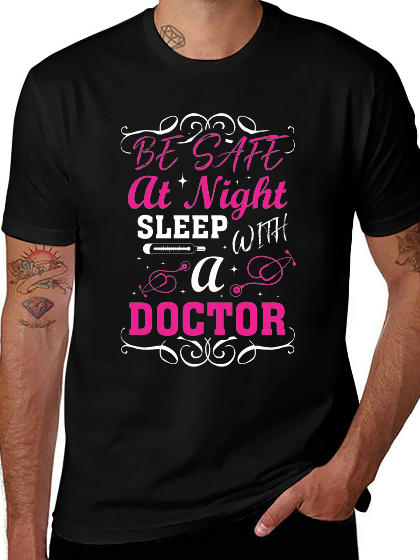Be Safe at Night Doctor T-Shirt