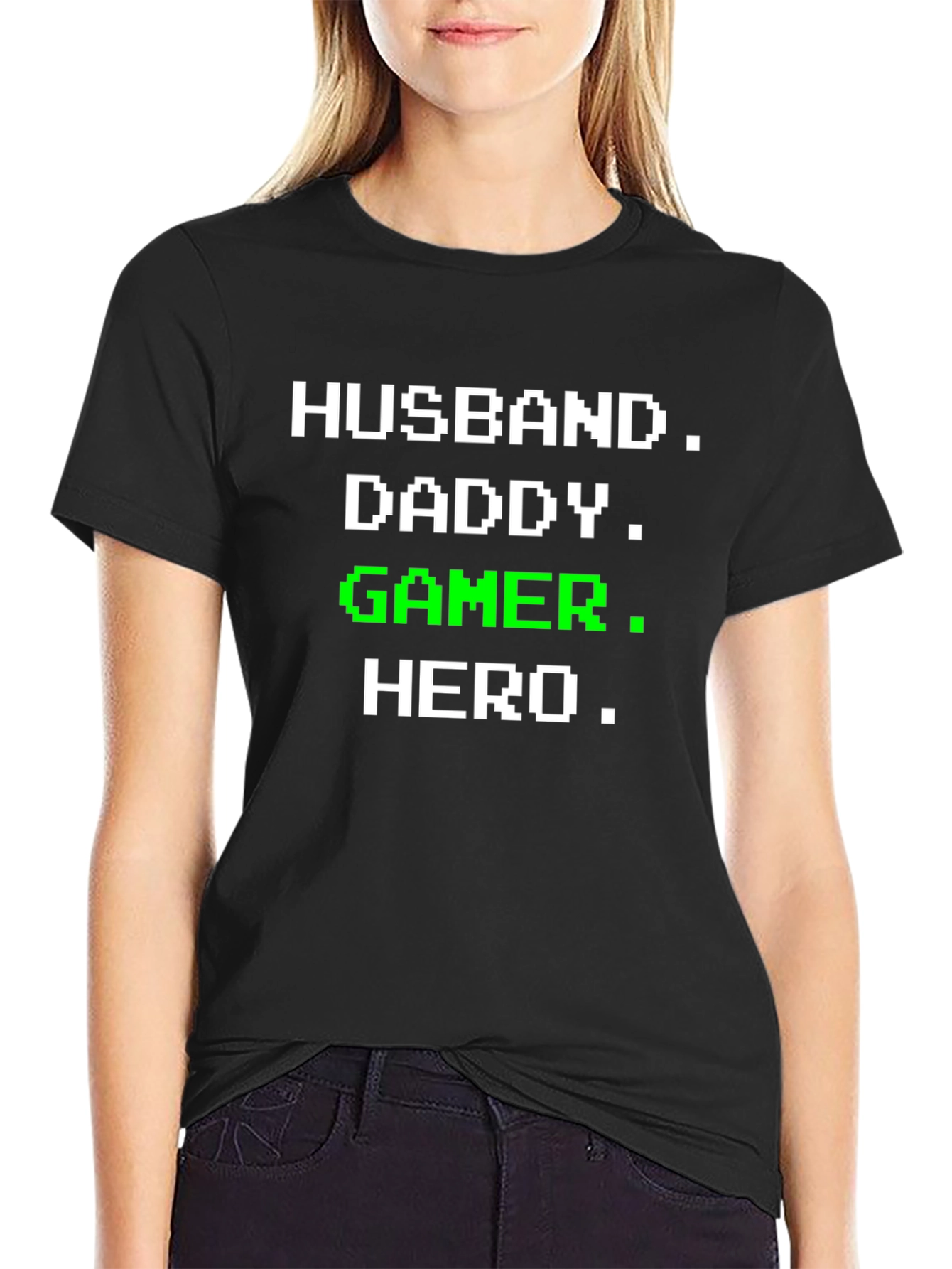 Husband Daddy Gamer Hero T-Shirt