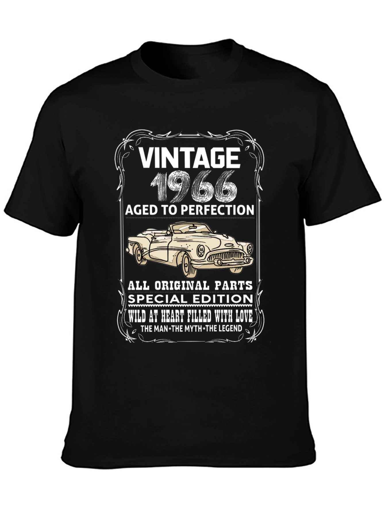 Vintage 1966 Classic Car T-Shirt