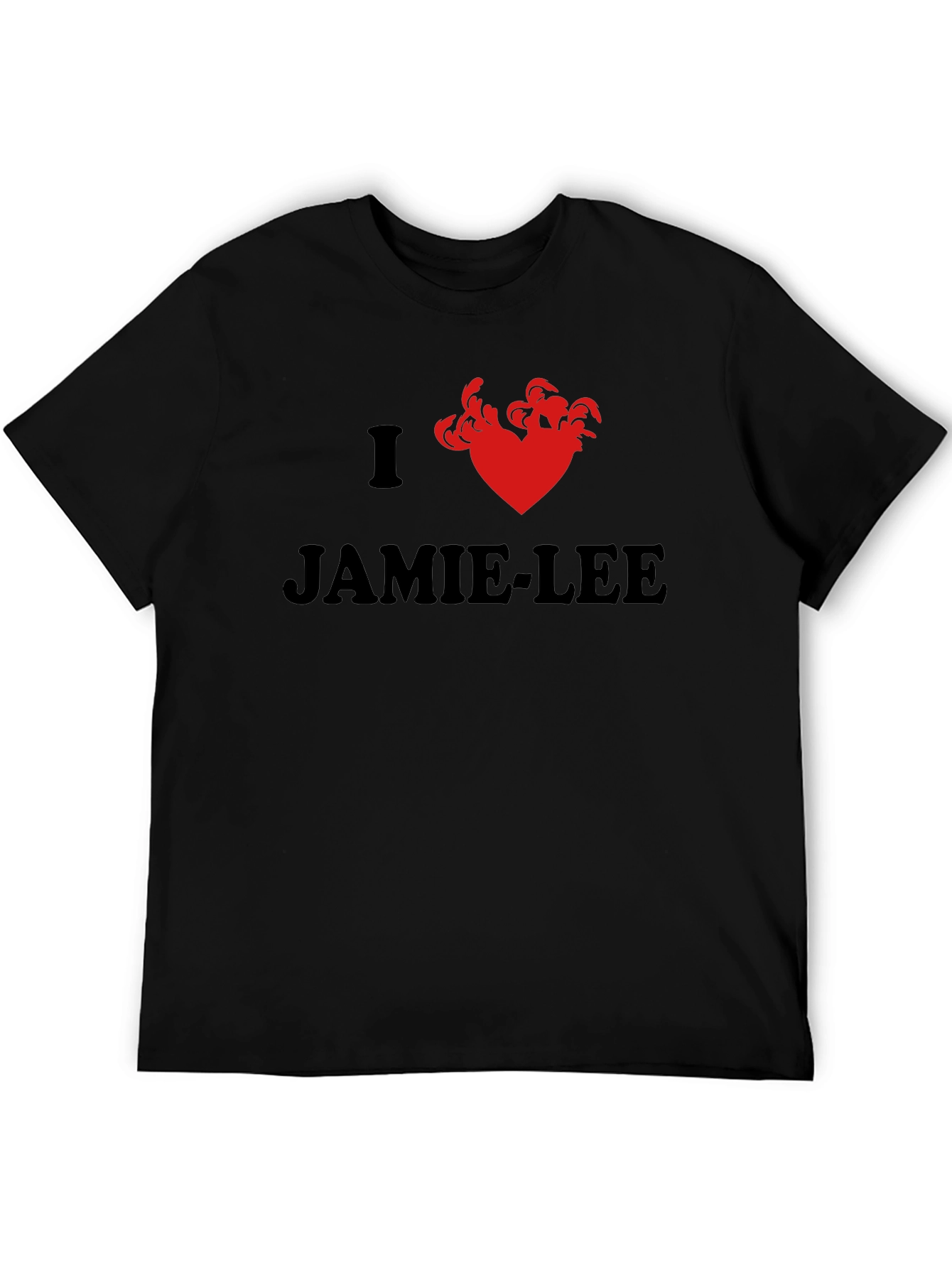 I Heart Jamie-Lee Black Tee