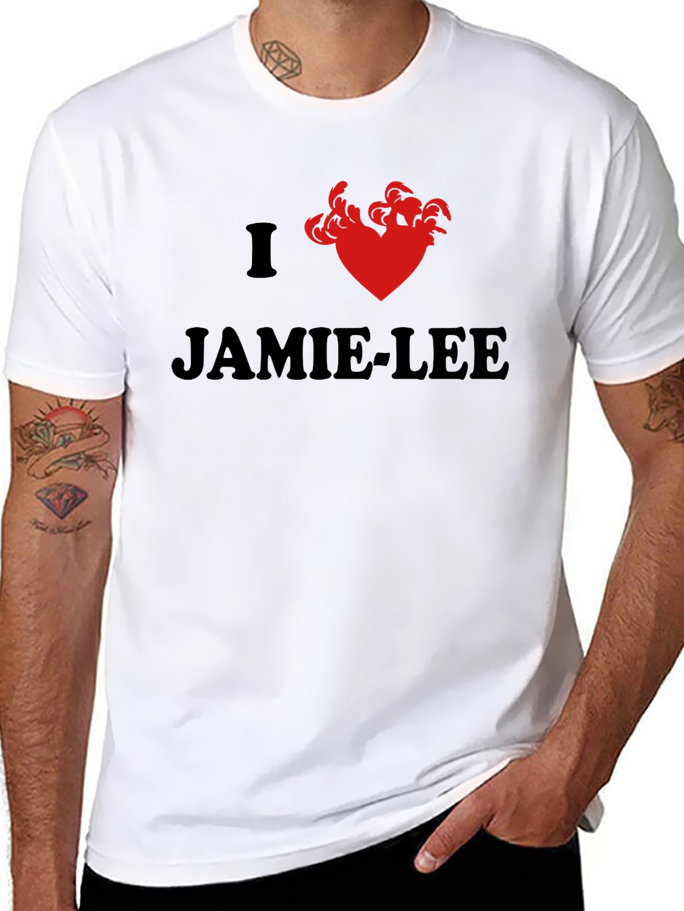 I Heart Jamie-Lee Black Tee