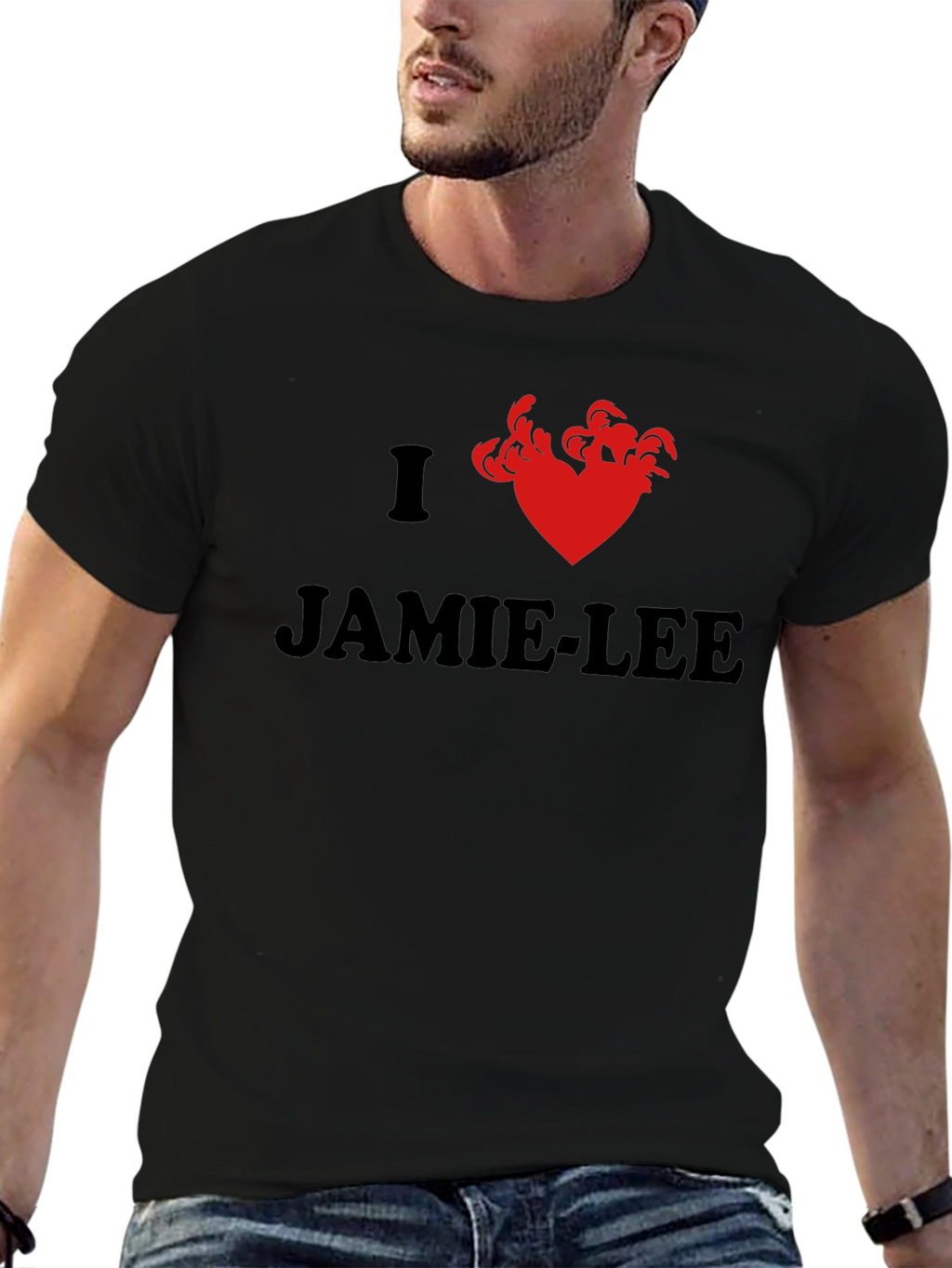 I Heart Jamie-Lee Black Tee