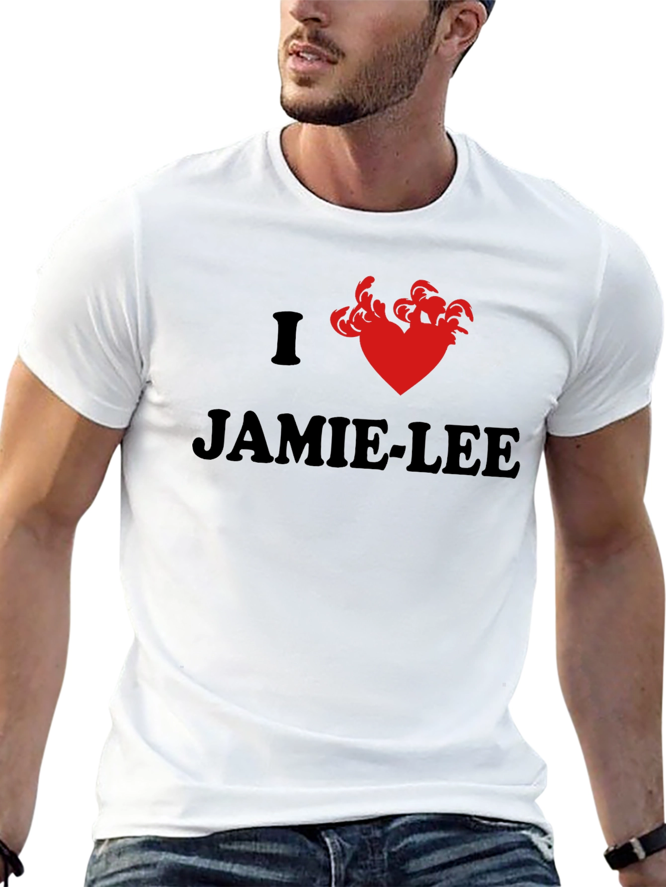 I Heart Jamie-Lee Black Tee