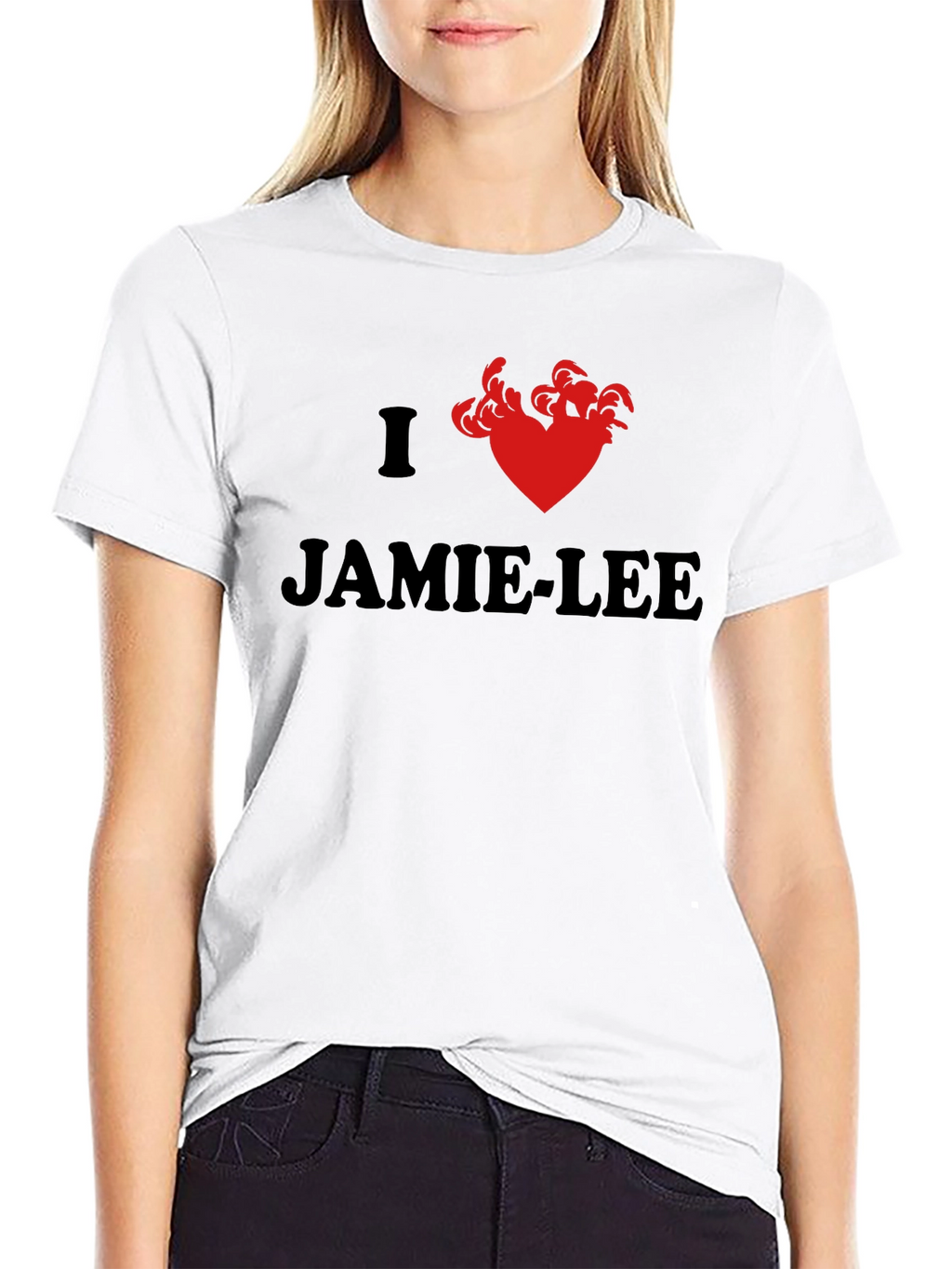 I Heart Jamie-Lee Black Tee