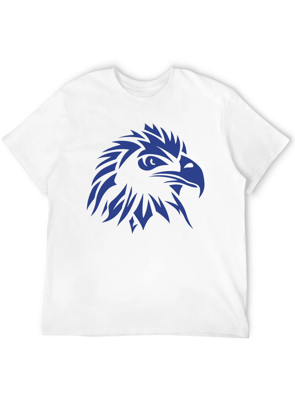 Bold Eagle Graphic Tee - Black Cotton T-Shirt