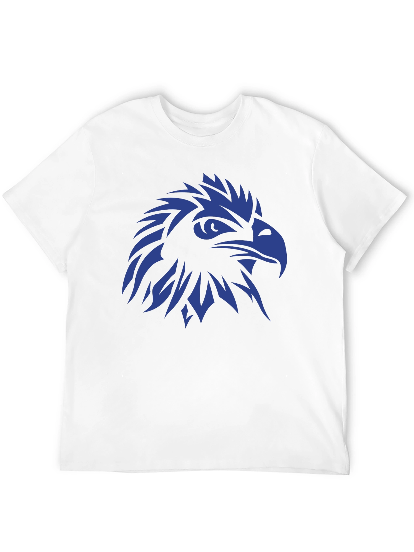Bold Eagle Graphic Tee - Black Cotton T-Shirt
