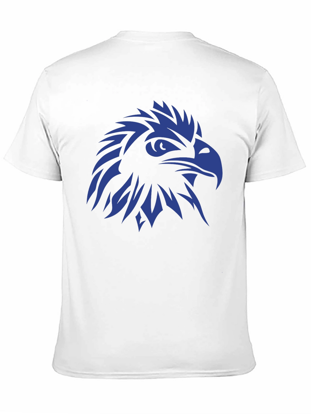 Bold Eagle Graphic Tee - Black Cotton T-Shirt