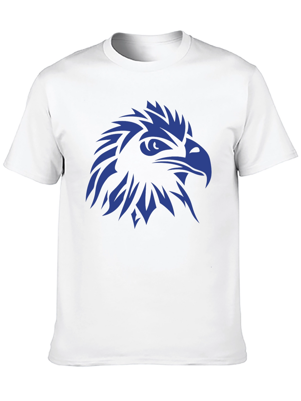 Bold Eagle Graphic Tee - Black Cotton T-Shirt