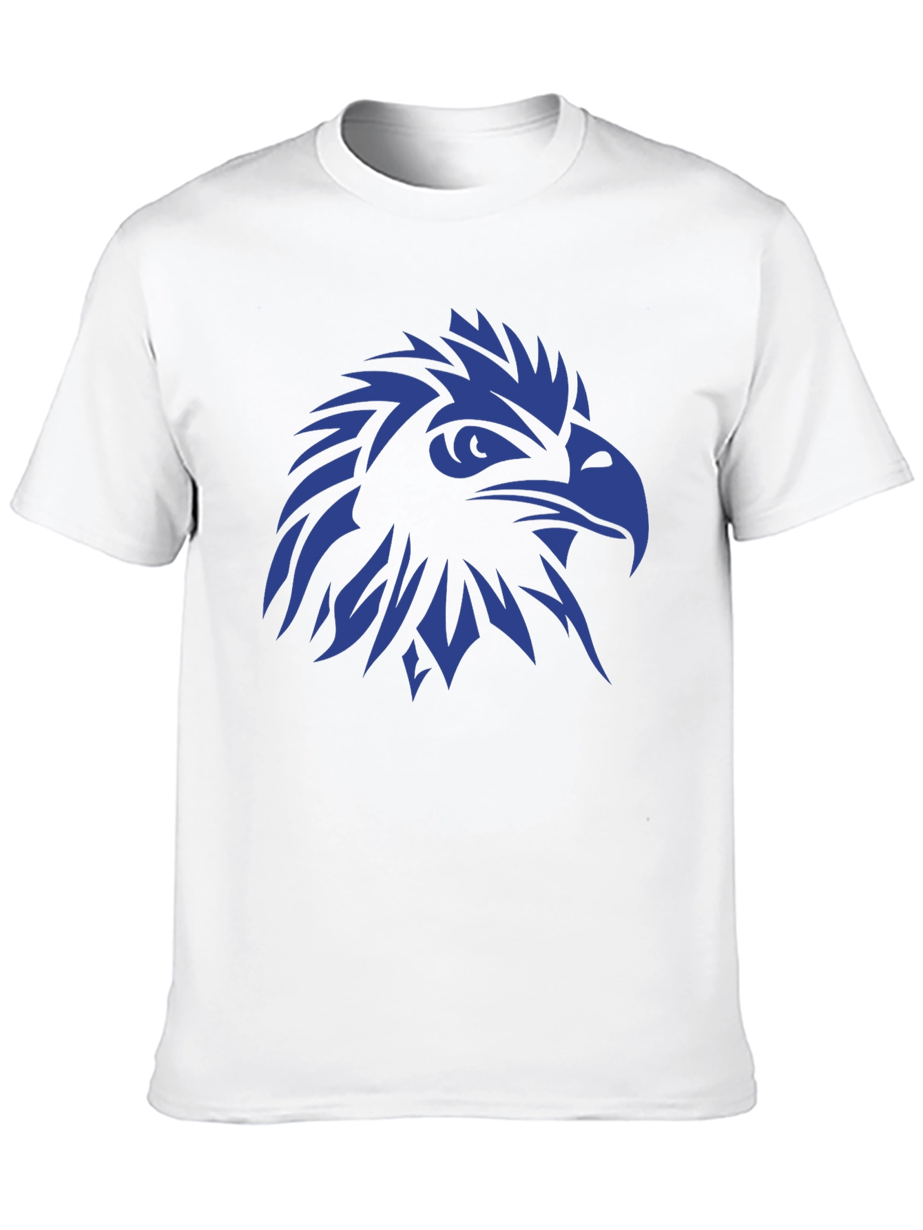 Bold Eagle Graphic Tee - Black Cotton T-Shirt