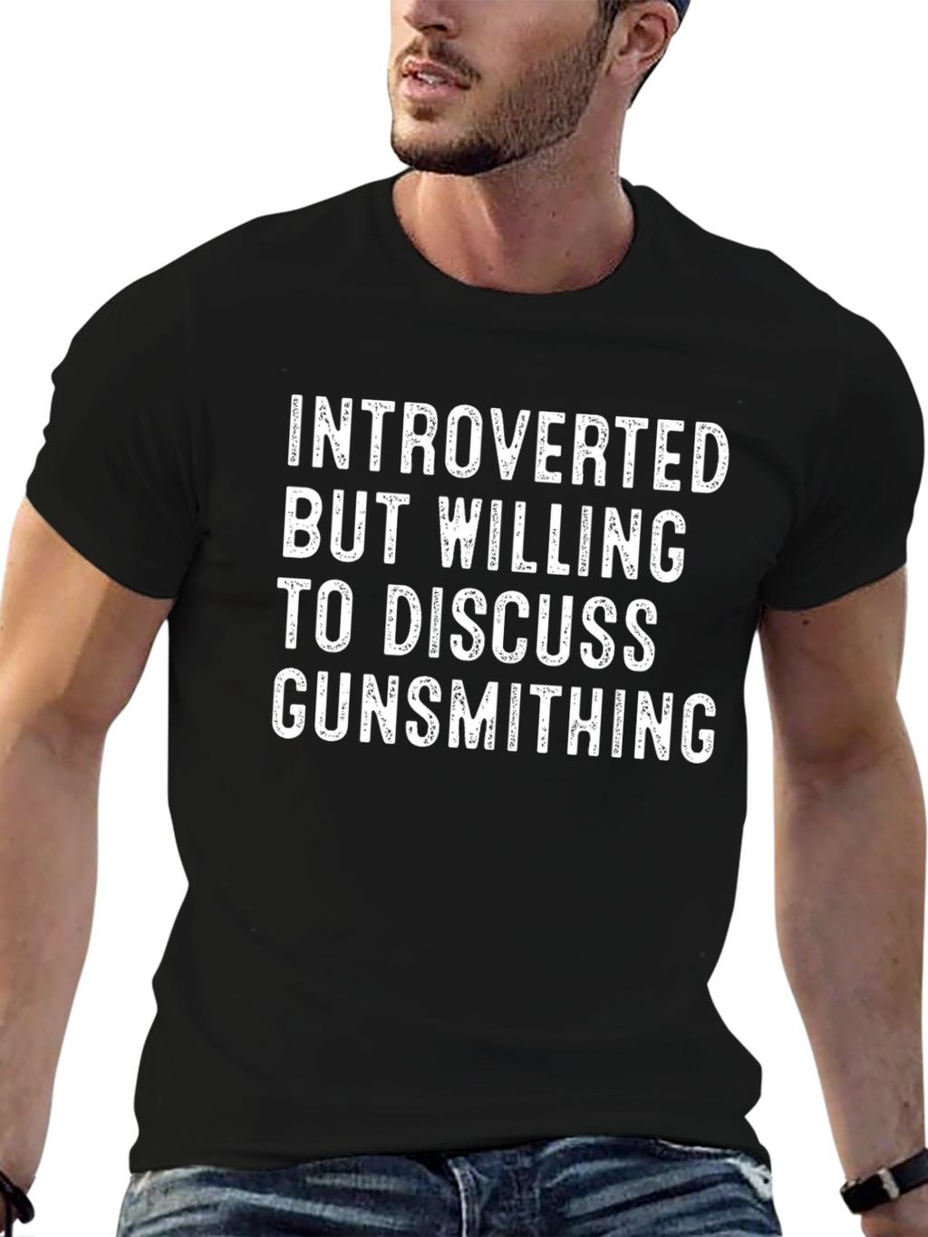 Introverted Gunsmithing T-Shirt - Funny Graphic Tee