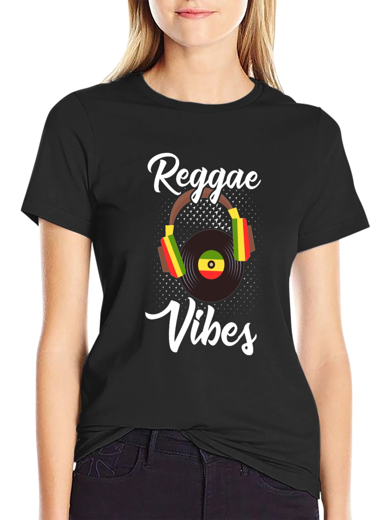 Reggae Vibes T-Shirt - Black Music Graphic Tee