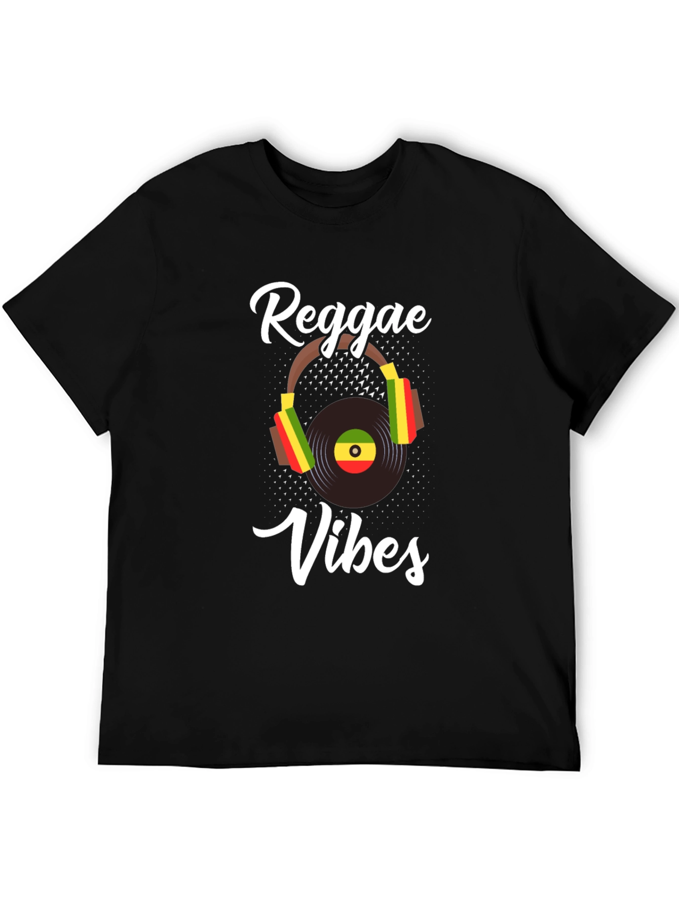 Reggae Vibes T-Shirt - Black Music Graphic Tee