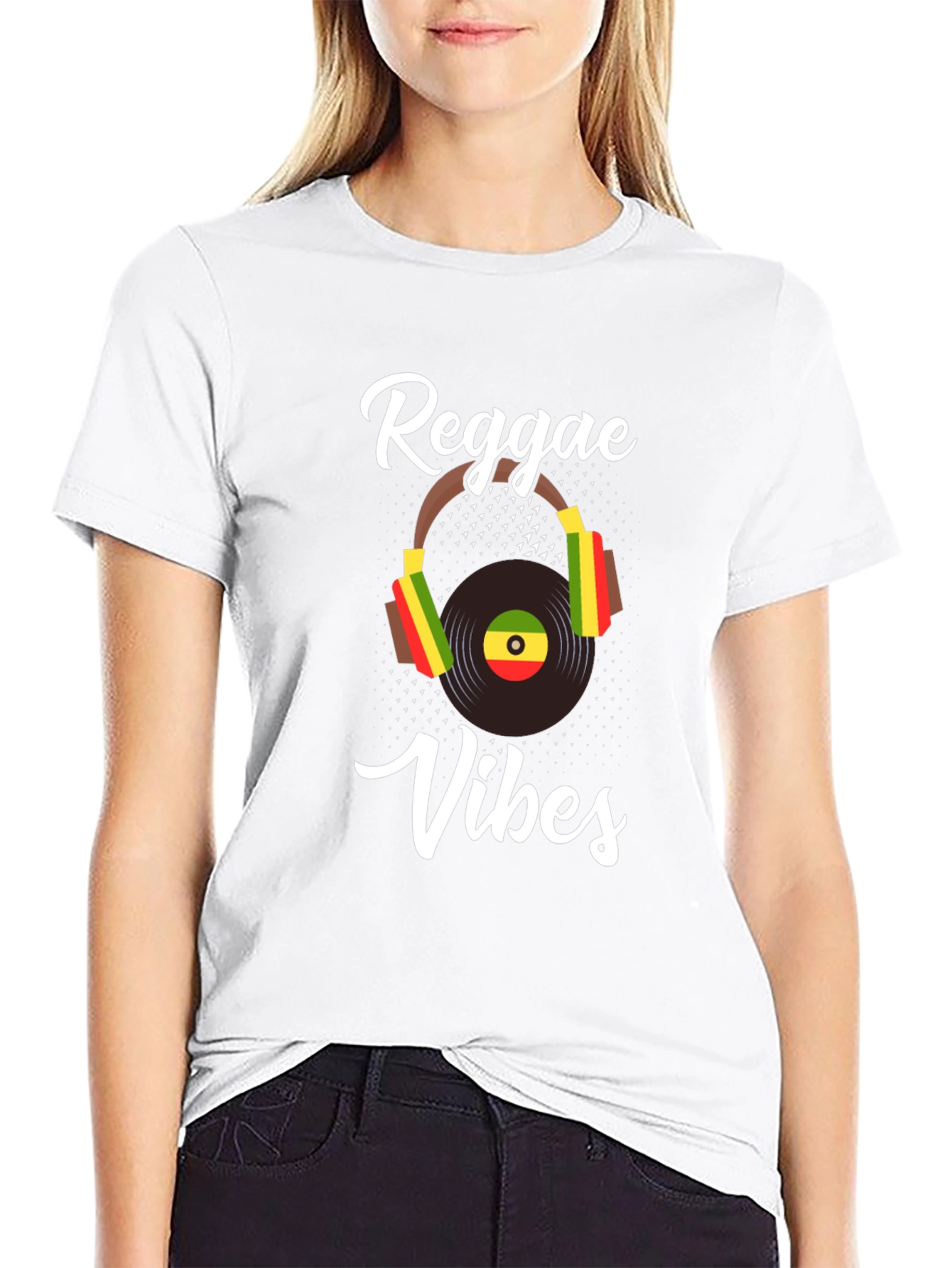 Reggae Vibes T-Shirt - Black Music Graphic Tee