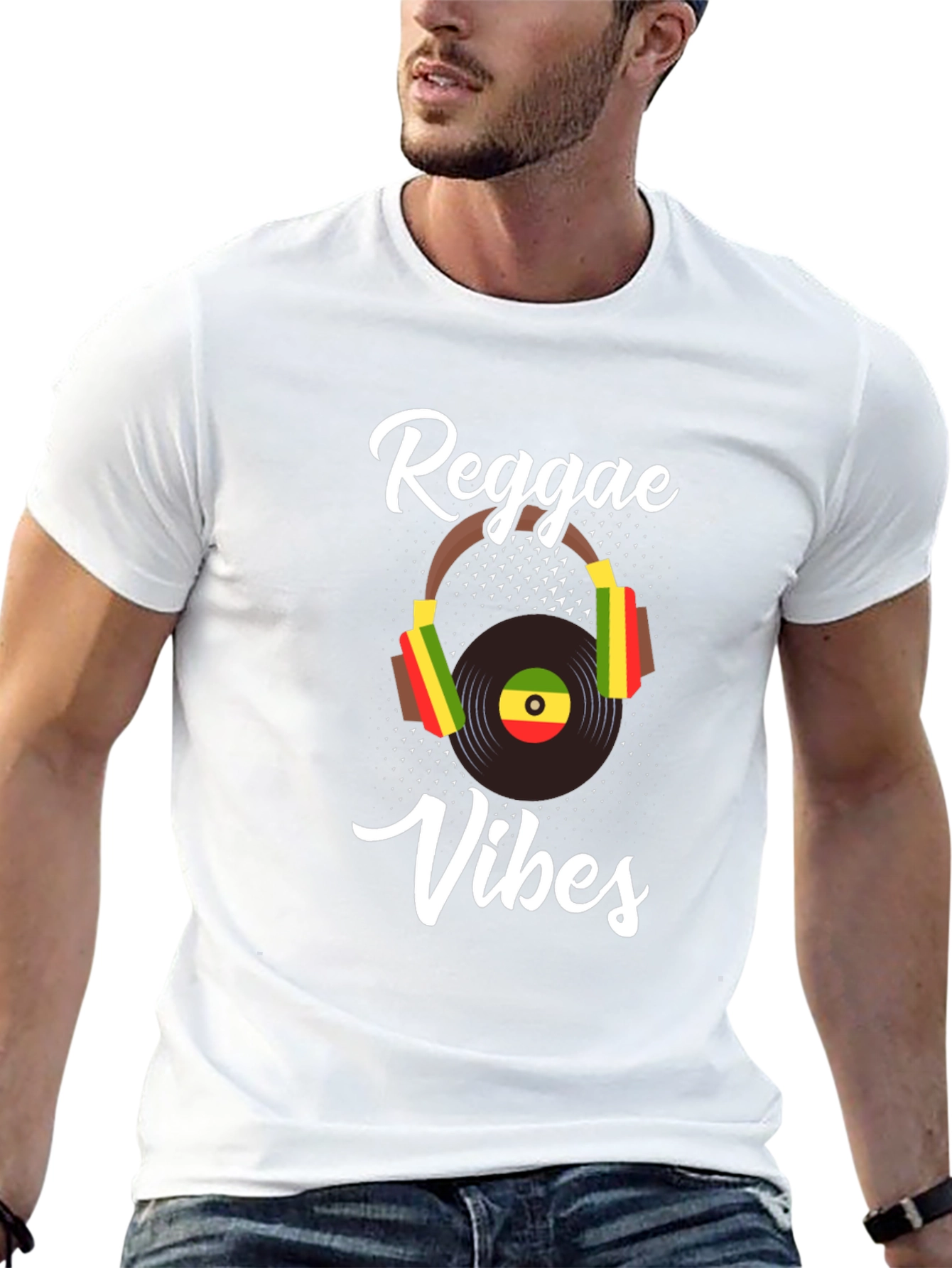Reggae Vibes T-Shirt - Black Music Graphic Tee