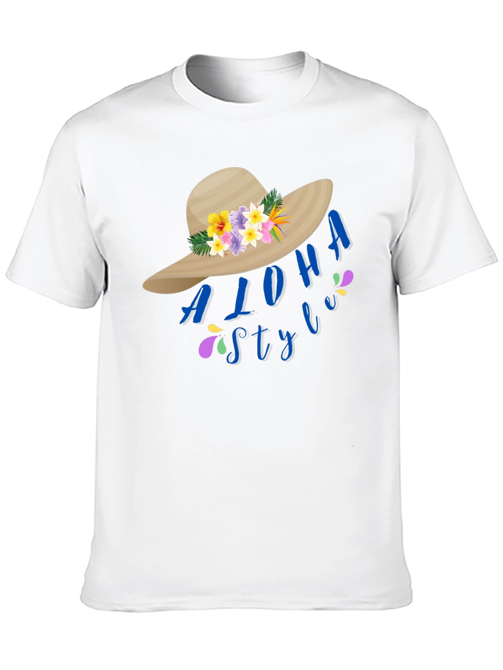 Aloha Style Graphic Tee - Tropical Vibes