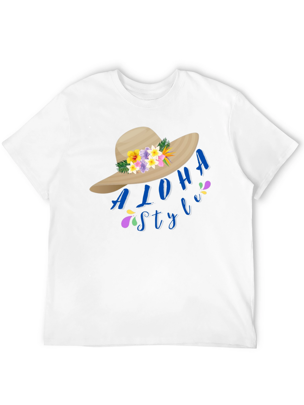 Aloha Style Graphic Tee - Tropical Vibes