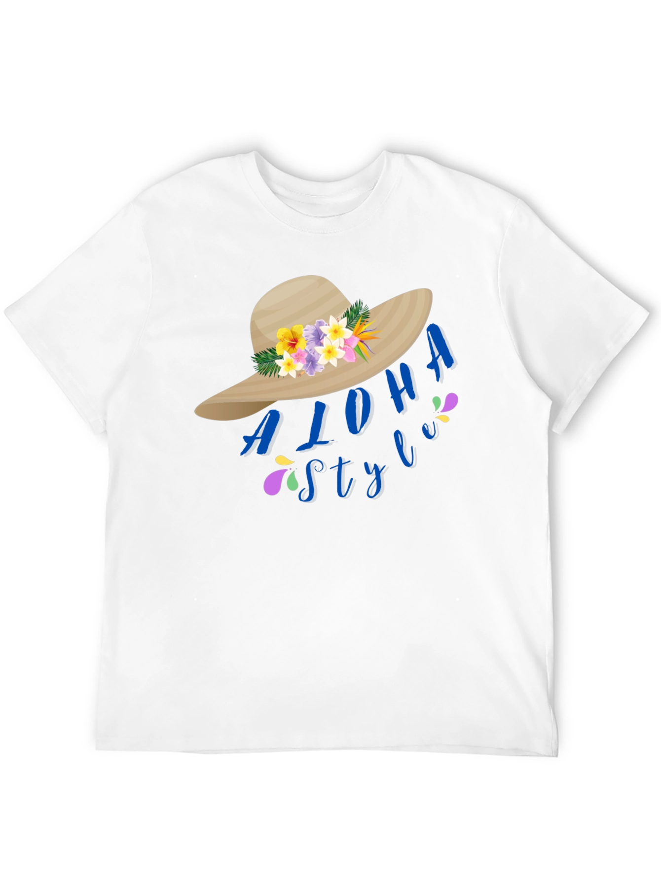 Aloha Style Graphic Tee - Tropical Vibes