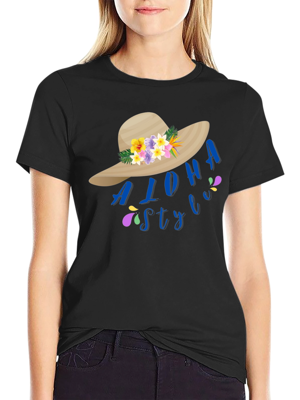 Aloha Style Graphic Tee - Tropical Vibes