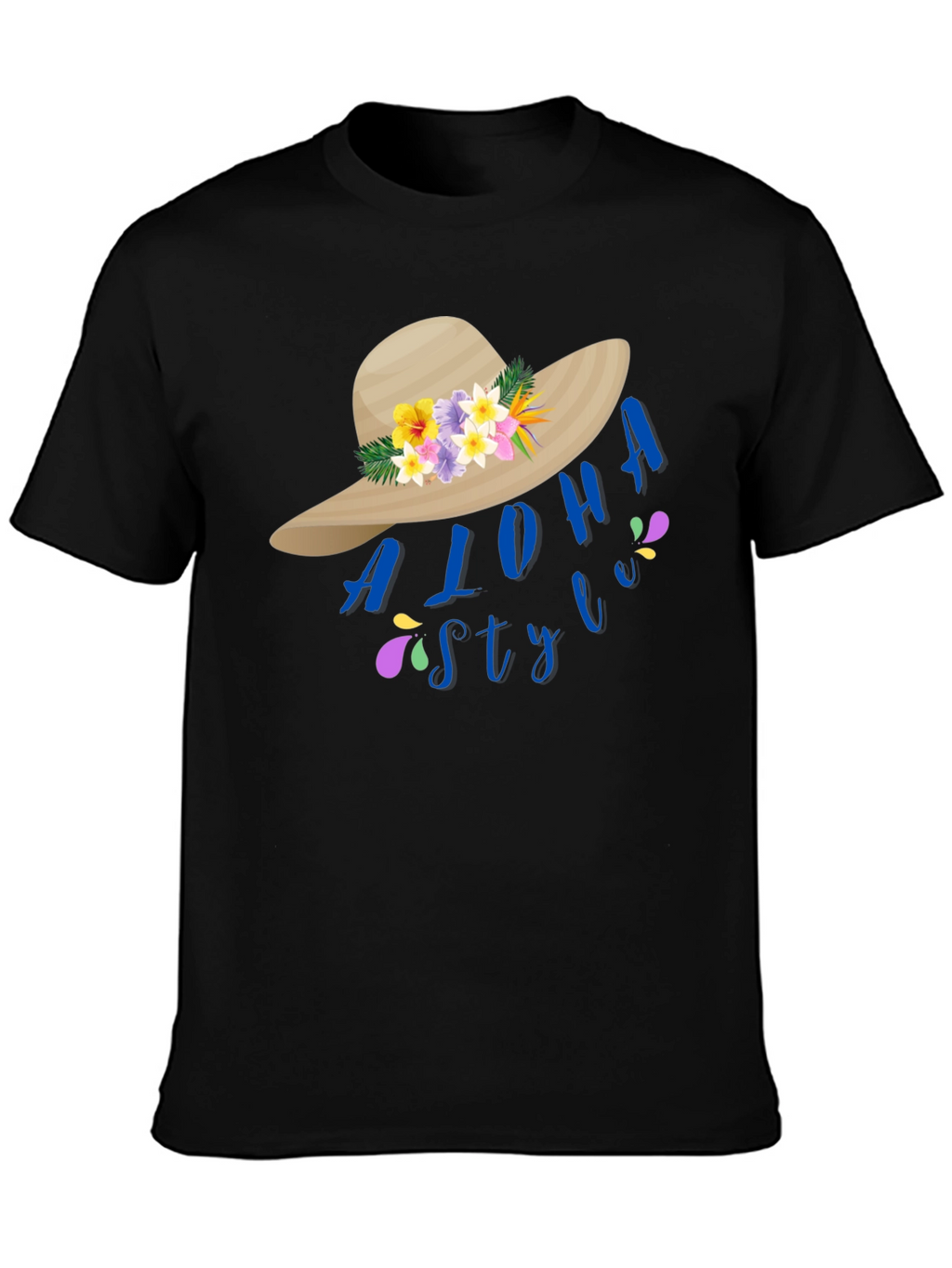 Aloha Style Graphic Tee - Tropical Vibes