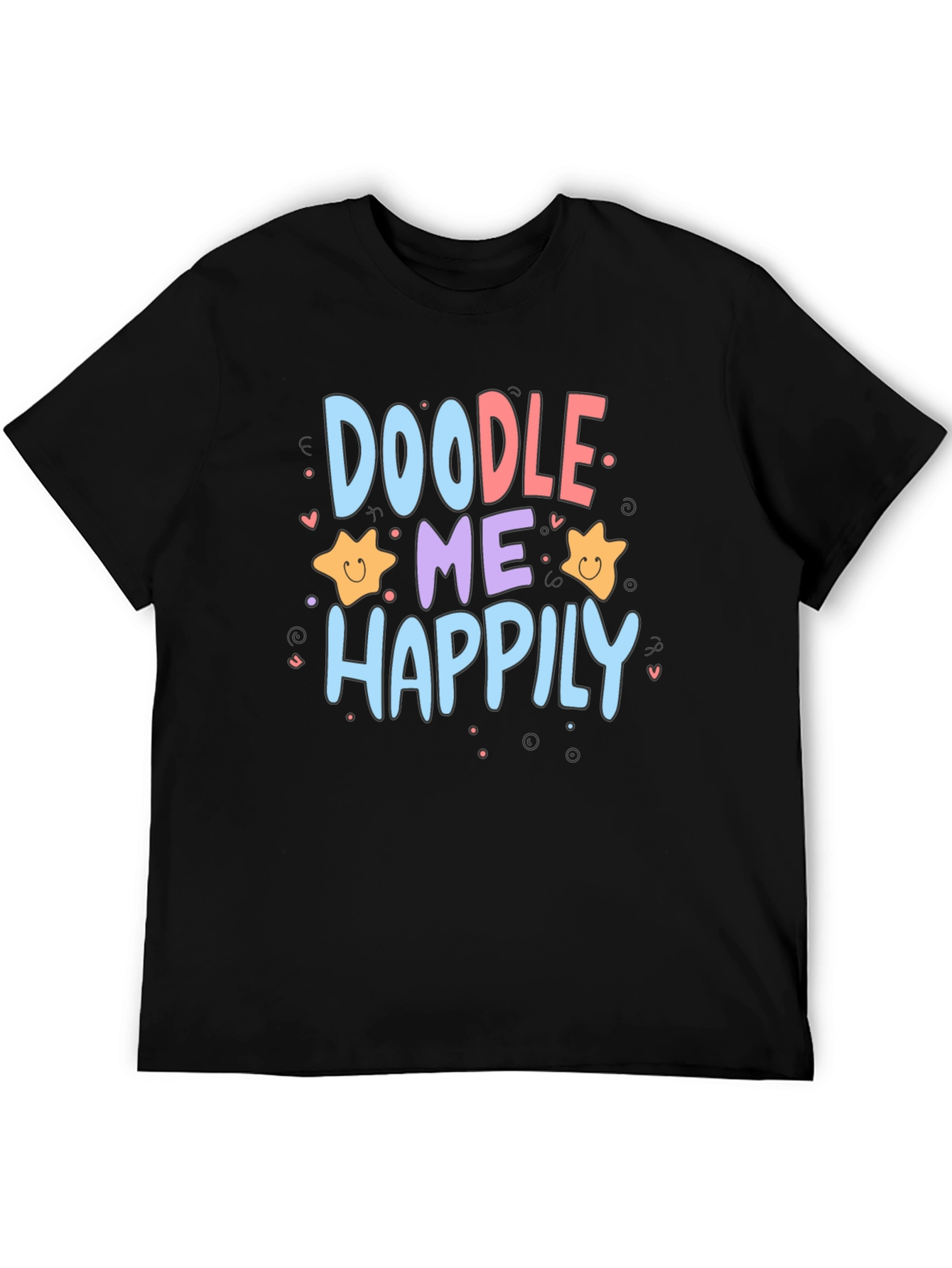 Doodle Me Happily Graphic T-Shirt