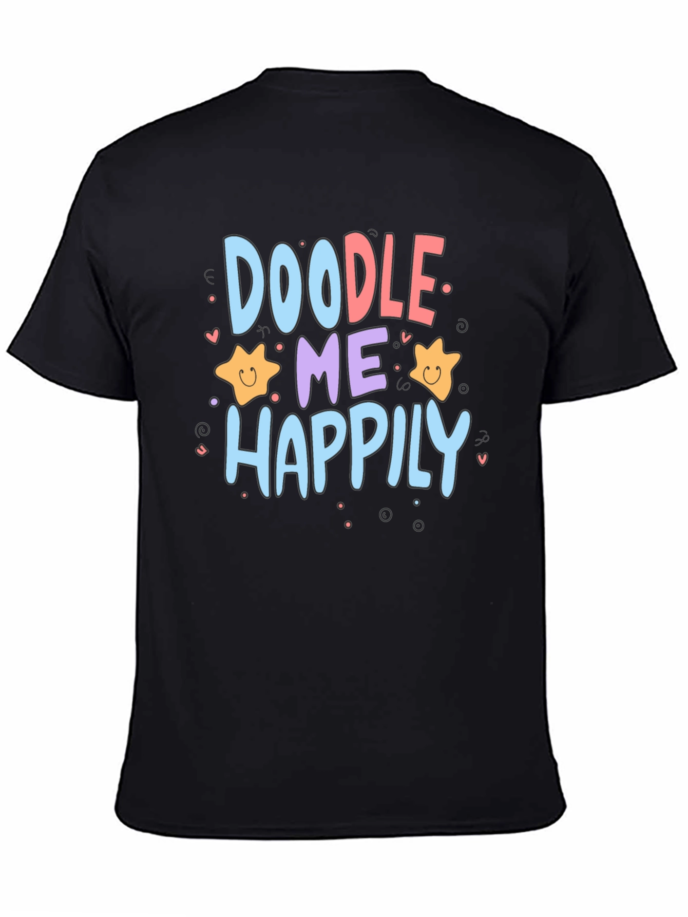 Doodle Me Happily Graphic T-Shirt