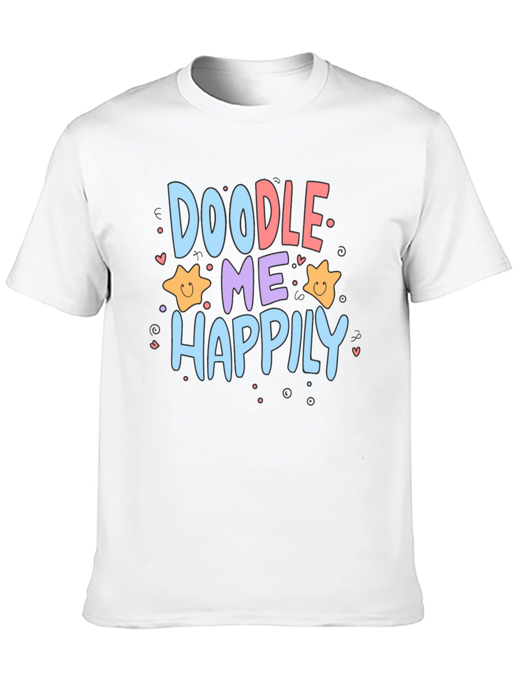 Doodle Me Happily Graphic T-Shirt