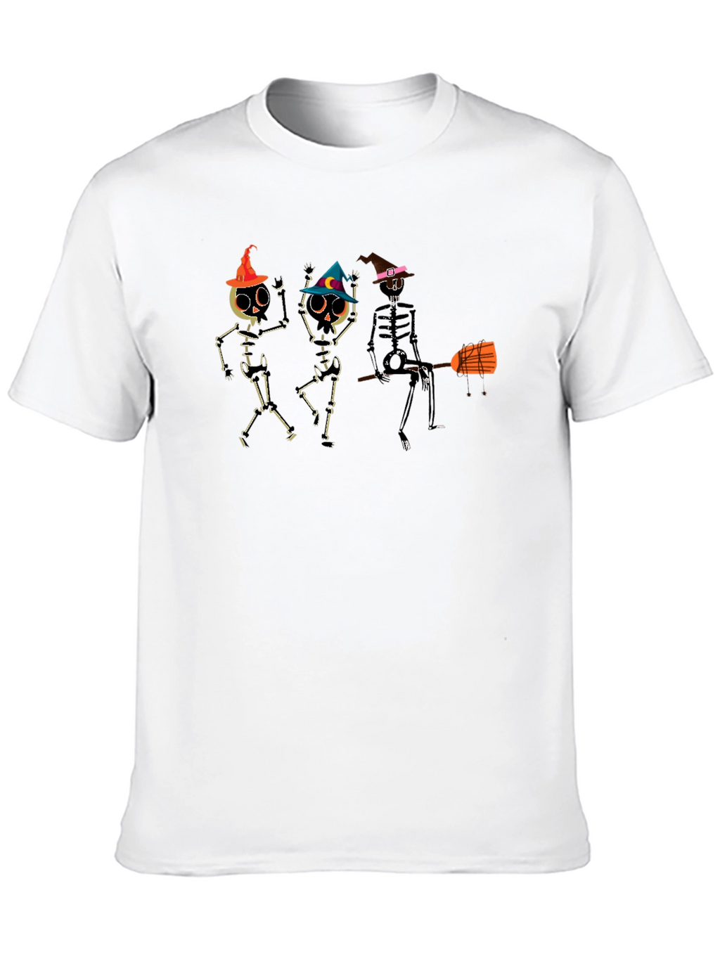 Halloween Skeleton Dance Black T-Shirt