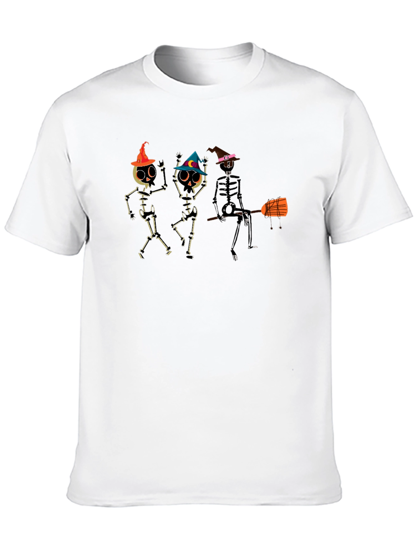Halloween Skeleton Dance Black T-Shirt