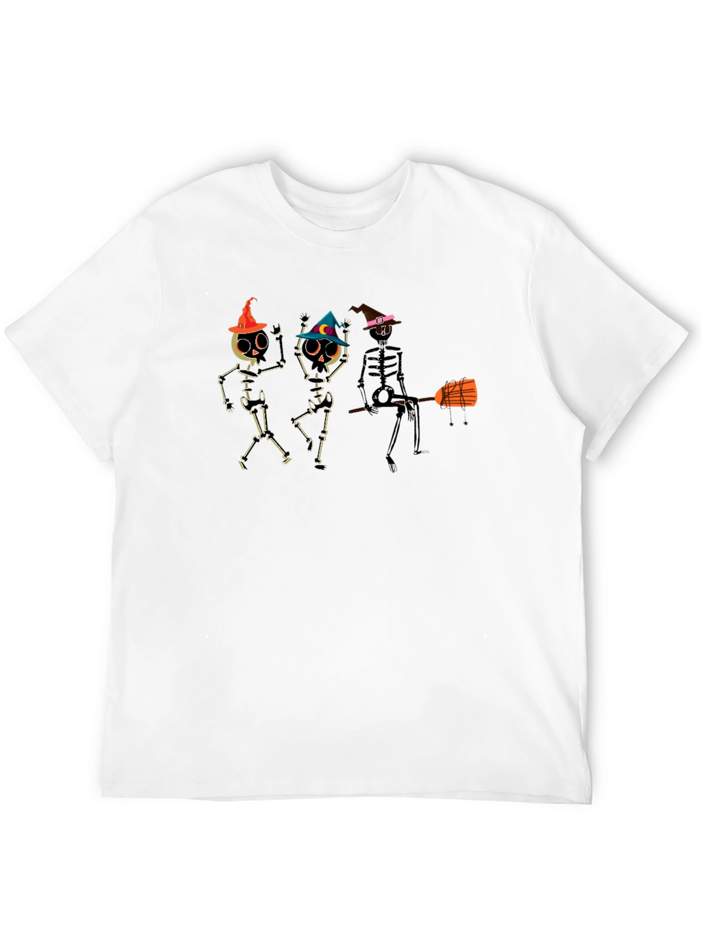 Halloween Skeleton Dance Black T-Shirt