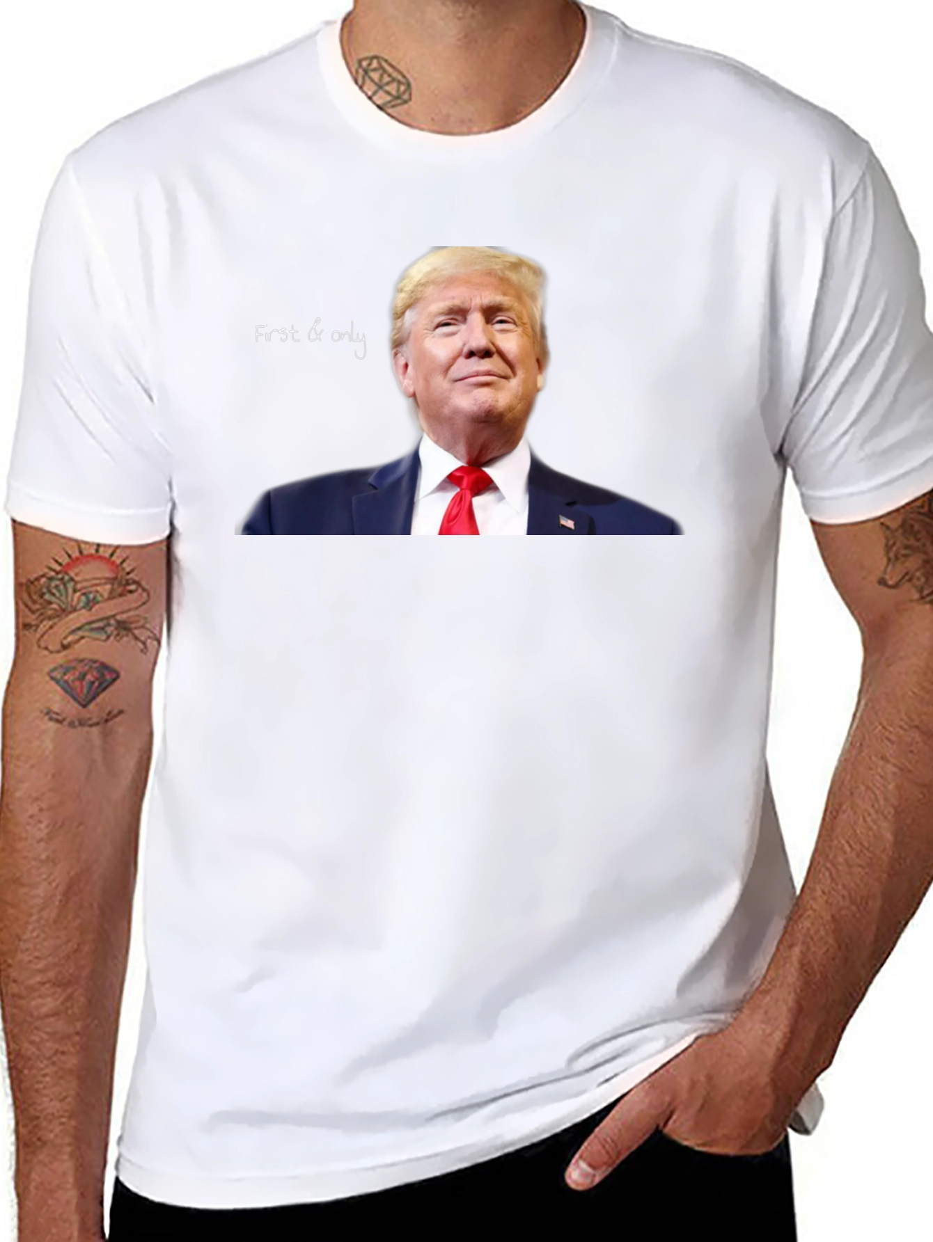 First & Only Trump Graphic Tee